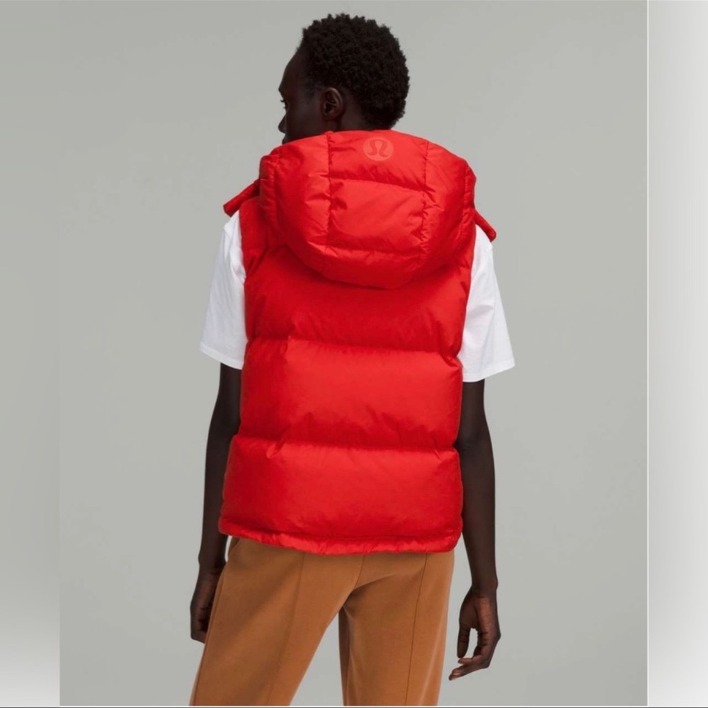 Lululemon red puffer vest